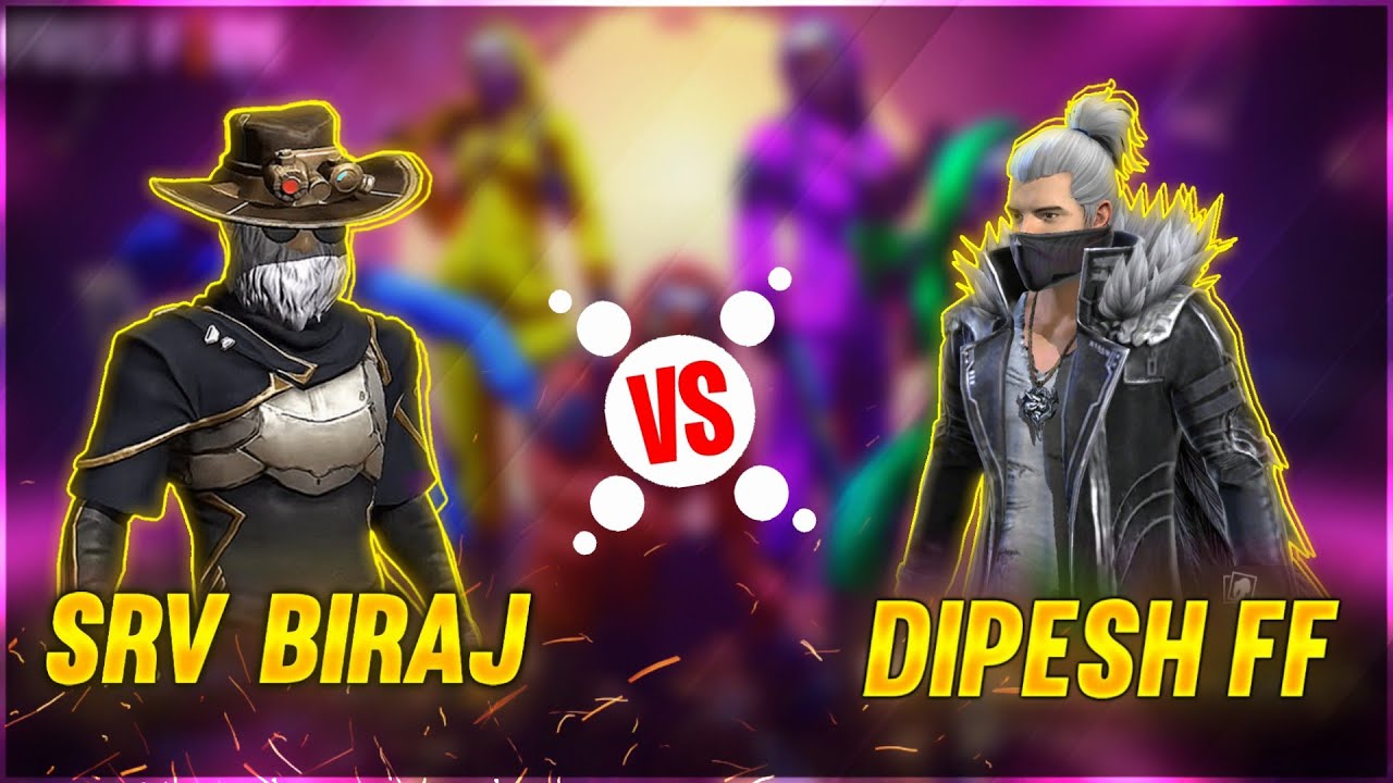 SRV BIRAJ VS DIPESH FF🔥 | ONLY ONESHOT IS ENOUGH ⚡ - YouTube