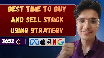 Best Time to Buy and Sell Stock using Strategy | LeetCode 3652 | Beginner Friendly