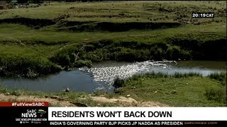 Protests Continue In Waterscarce Qwaqwa
