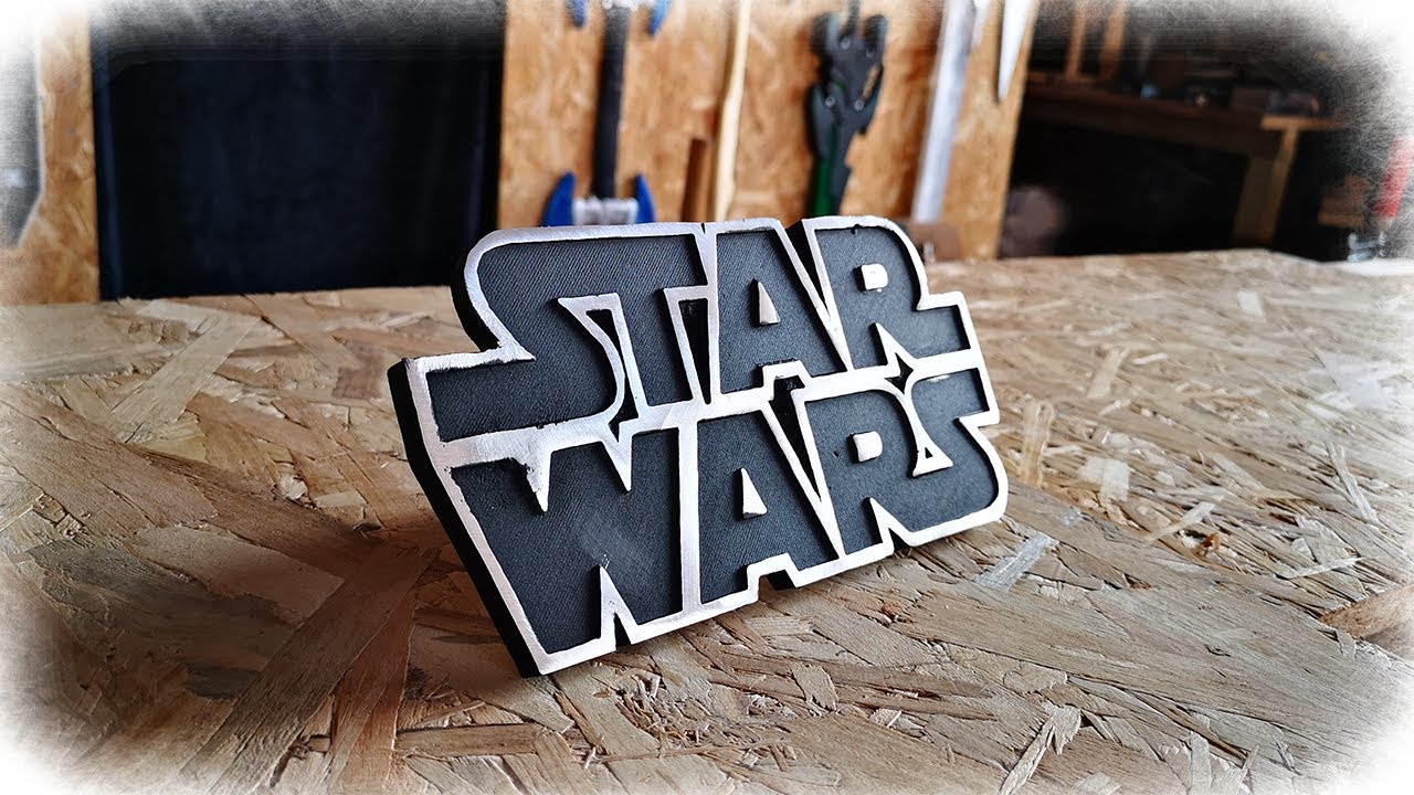 ⁣Casting Aluminum Star Wars Logo for My Wall