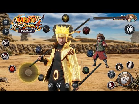 Naruto Storm 4 Evolution Apk Mobile ( Android/iOS ) New Button Layout + 60 FPS Gameplay - GameHub