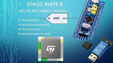 Tutoriales STM32 Keil Parte 8: ADC varios canales bien explicado