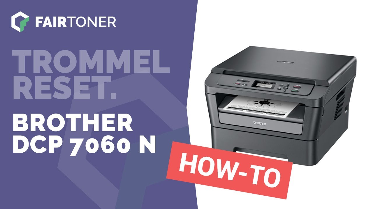 Anleitung: Brother DCP-7060 N Trommel Reset ✅🛠