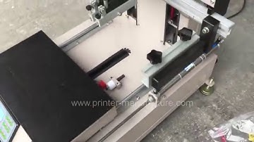 Desktop Screen Printing Machine with Moving Table