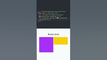 Create Bento Grid using Tailwind #code #coding #web #tutorial #webdevelopment #javascript #css #html