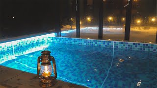프라이빗 풀빌라, 따뜻한 수영장,랜턴 ASMR / Swimming pool ASMR screenshot 4