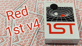 Daily deck review day 438 - Red 1st v4 playing cards by Chris Ramsay