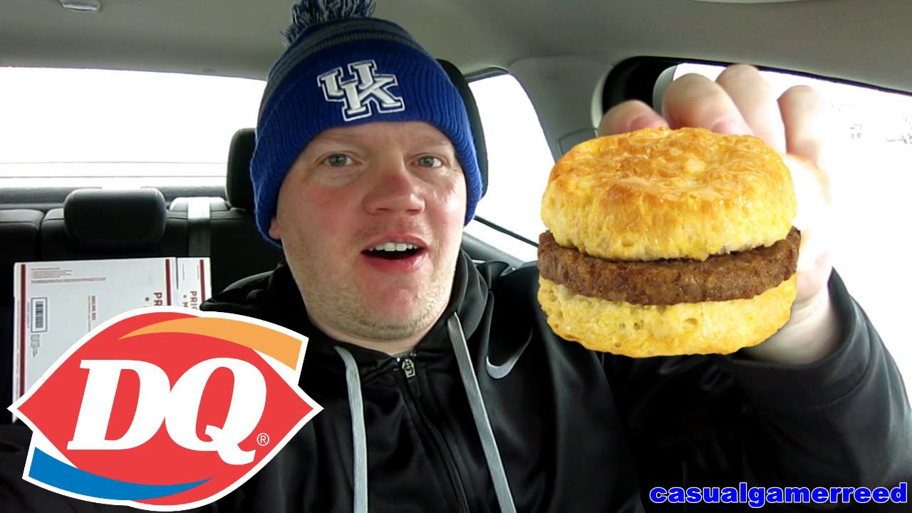 Reed Reviews Dairy Queen Sausage Biscuit YouTube