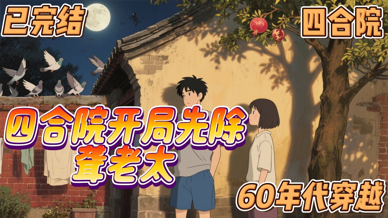 已完结《四合院开局先除聋老太》#四合院 #穿越 #空间 #重生 作为一名有理想，有抱负，有决心的啃老族、宅男。三十几岁的贾有为，从来没想到，自己只是释放了一下天性，一觉醒来，就来到了58年的四九城..