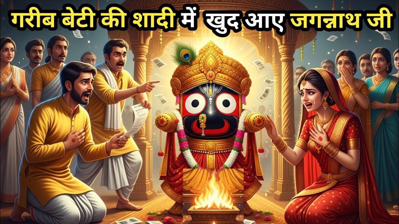 😳टूटी गरीब की बेटी की शादी जब कोई नहीं आया, खुद आए भगवान जगन्नाथ!|Hindi Kahani |Bhakti Kahani| Story