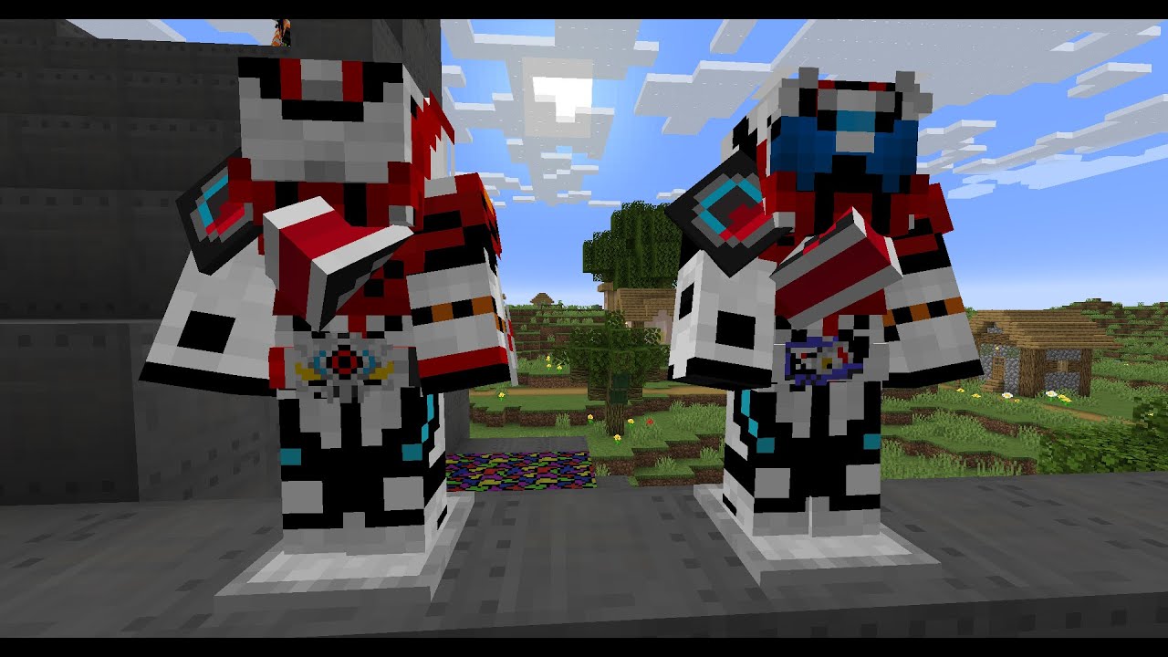 Working on Kamen Rider Craft - YouTube