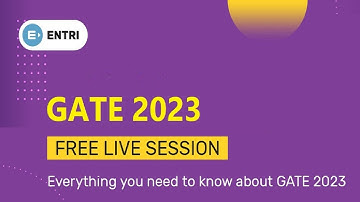 GATE 2023 Session by Raghav Reddy Sir | Entri App
