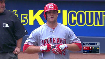CIN@MIL: Schebler plates a run with a single to right