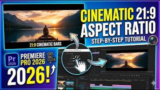 Premiere Pro 2026 : How to do Cinematic 21:9 Aspect Ratio (Tutorial)
