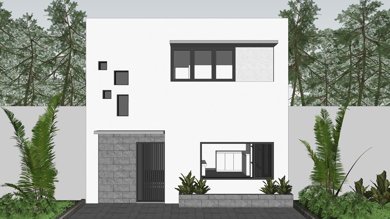  Desain  Rumah  ala Jepang Minimalis  Modern  6  x  6  Meter 2 