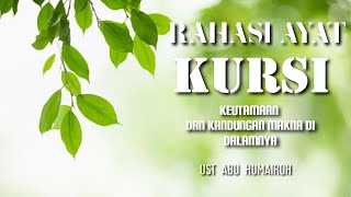 RAHASIA AYAT KURSI, UST ABU HUMAIROH