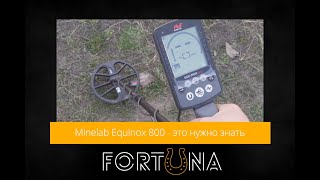 Minelab Equinox 800 - это нужно знать