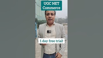 Demo Classes for UGC NET Commerce | Code 08