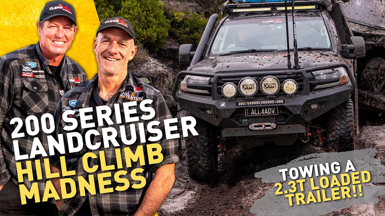 🔥 LC200 SERIES vs TASMANIA’S TOUGHEST HILL (Towing a 7 Metre / 2.3