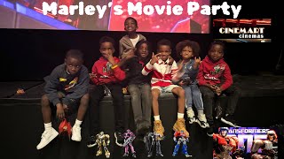 Marley’s Movie Theater Birthday Party at Cinemart Cinemas #transformersone