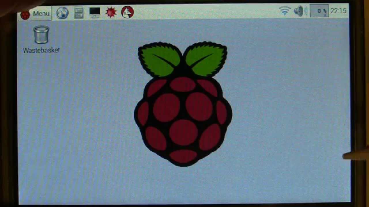 Raspberry Pi 5-inch Waveshare HDMI touch screen setup