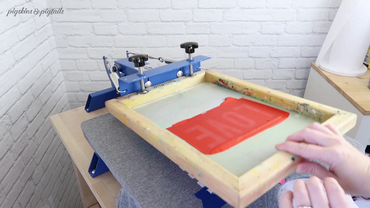 Screen Printing White Ink on Dark Fabric