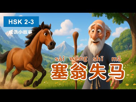 HSK 2–3｜塞翁失马｜Sai Weng Loses His Horse｜Learn Chinese Through Stories