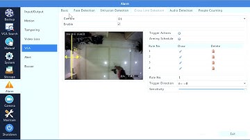 How to Configure Cross Line Detection in UNV NVR