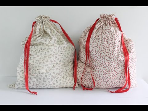 Video: How To Sew A Sack Of Santa Claus