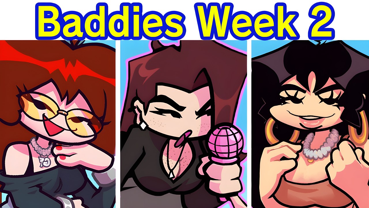 FNF Baddies Reloaded Week 2 FULL STORY + Cutscenes (Friday Night Funkin ...