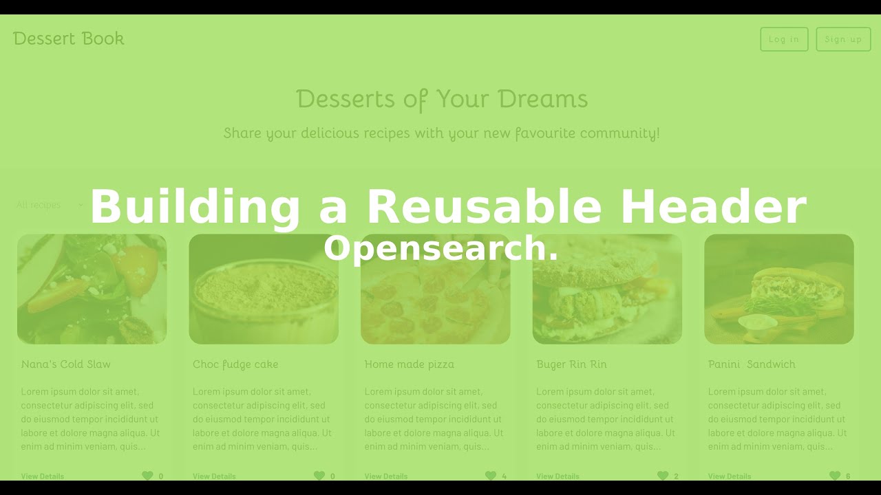 Building a Reusable Header - YouTube