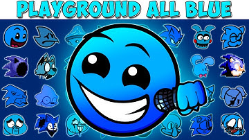 FNF Character Test | Gameplay VS My Playground | ALL Blue Test #15