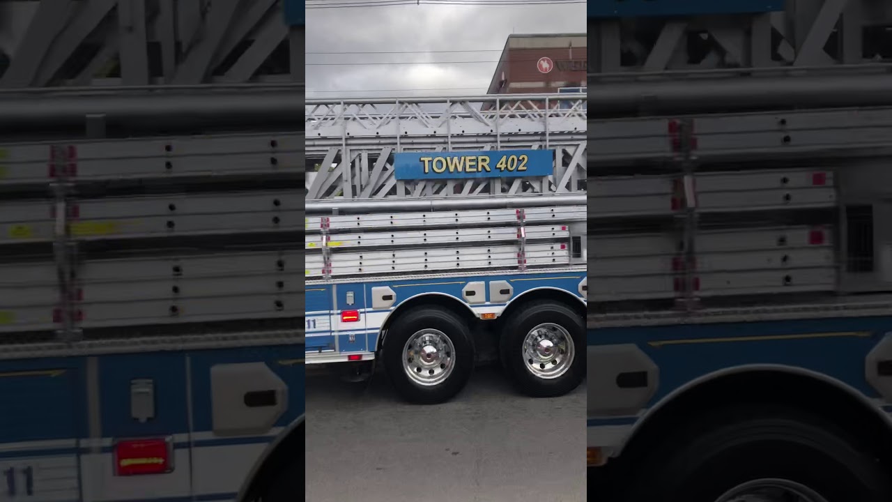 Elkins Fore Department WV Tower 402 And Engine 403 responding to smoke investigation YouTube