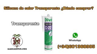 Silicona transparente o translúcida para pegar, sellar y rellenar ¿Dónde comprar?📌