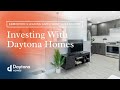 Investing with daytona homes