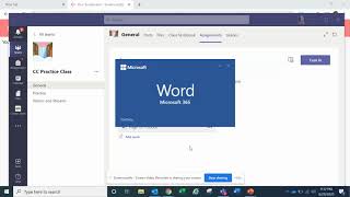 How to open/edit a word document in Teams and turn it in