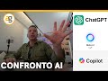 CONFRONTO INTELLIGENZE ARTIFICIALI nuova META AI, CHAT GPT e COPILOT