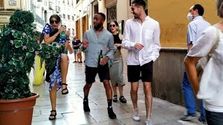 Top Funniest Reactions of Bushman Prank in Spain: Compilation