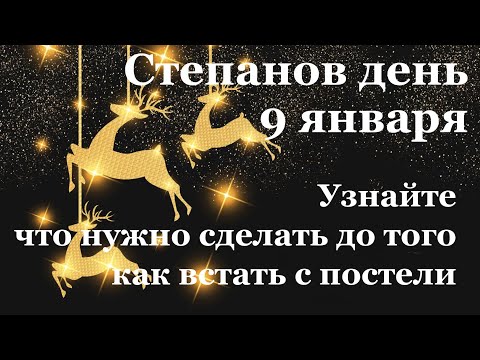 9 января Степанов день. Народный праздник 9 января. Народные традиции. Приметы и обряды