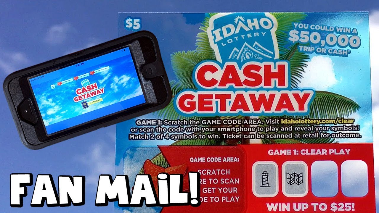 'World's First' Clear Plastic Scratch Tickets! 4X Cash Getaway Idaho
