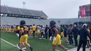 Sights and Sounds from WVU Football Spring Practice 3/4/25