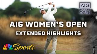Highlights: 2026 AIG Women's Open, Round 1 | Golf on NBC Sports