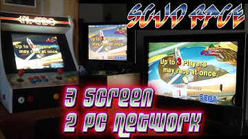 Scud Race - 3 Screen 2 PC Network (Attract Mode)