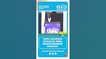 YESU ANASEMA NITAKUJA TENA NIWAKARIBISHE KWANGU 