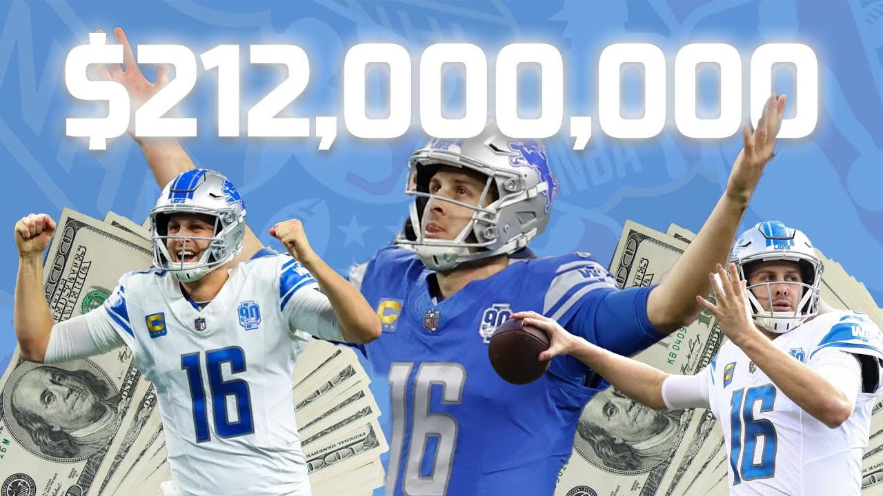 Why Jared Goff Got More Money Than Your Favorite Quarterback - YouTube