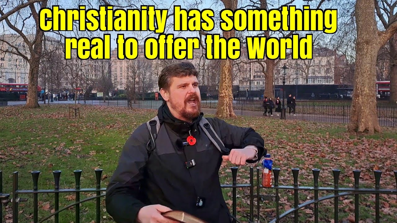 Speakers Corner Bob gives a talk on the Transformative power of