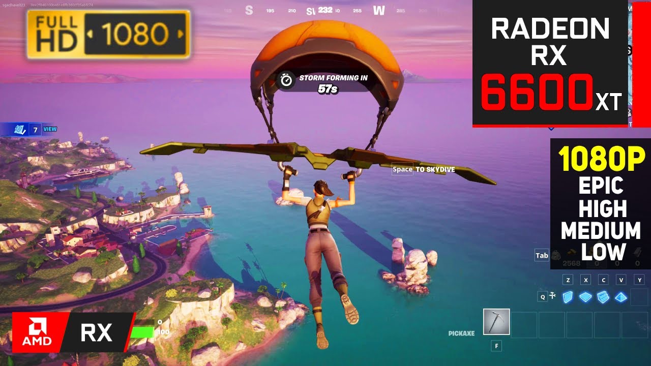 Fortnite : Chapter 5 Season 1 | RX 6600 XT 8GB (1080p All Graphics ...