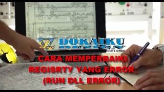 CARA MEMPERBAIKI REGISTRY ERROR (RUN 32 DLL ERROR) with subtitle