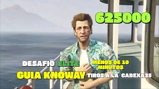GTA V online guia golpe de knoway desafio elite menos de 45 minutos tiro la cabeza 35