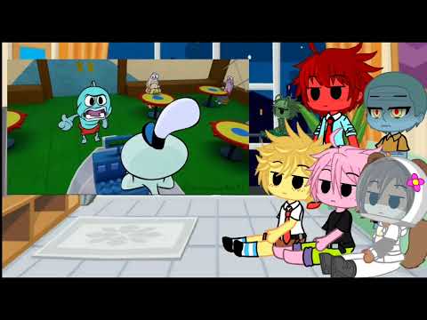 SpongeBob SquarePants characters react to Hey Squidward